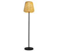 Lumisky Lampada da terra solare esterna in poly rattan con modulo LED bianco caldo telecomando TALL BOHEME SOLAR H160cm