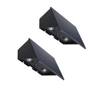 Lumisky Set di 2 faretti solari da parete a LED bianchi da fissare 2 x BLINKY H18 cm