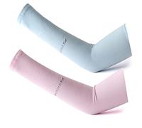 LumiSyne 2 Paia Manicotto Braccio UV Protezione Donna Uomo UPF 50+ Manicotti Compressione Elastica Lungo Scaldabraccia Maniche Di Raffreddamento Per Sport Ciclismo Running Basket Coprire Il Tatuaggio