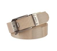 LumiSyne Cintura Cricchetto Uomo Cintura In Nylon Con Fibbia Scorrevole Automatica Sgancio Rapido Regolabile Traspirante Cintura Per Lavorare Casuale All'Aperto Sport