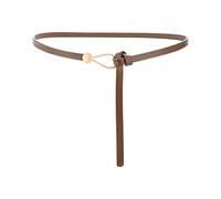 LumiSyne Cintura Di Pelle Per Donna Cintura Sottile In Vita Design Con Fibbia Annodata Alla Moda Pelle Di Vacchetta Fibbia In Lega Cintura Regolabile Cintura Decorativa Per Vestito Abito Soprabito