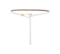 LumiSyne Cintura Di Pelle Per Donna Cintura Sottile In Vita Design Con Fibbia Annodata Alla Moda Pelle Di Vacchetta Fibbia In Lega Cintura Regolabile Cintura Decorativa Per Vestito Abito Soprabito