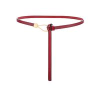 LumiSyne Cintura Di Pelle Per Donna Cintura Sottile In Vita Design Con Fibbia Annodata Alla Moda Pelle Di Vacchetta Fibbia In Lega Cintura Regolabile Cintura Decorativa Per Vestito Abito Soprabito