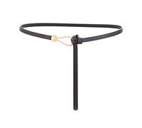 LumiSyne Cintura Di Pelle Per Donna Sottile In Vita Design Con Fibbia Annodata Alla Moda Pelle Di Vacchetta Regolabile Fibbia In Lega Decorativa Per Vestito Abito Soprabito