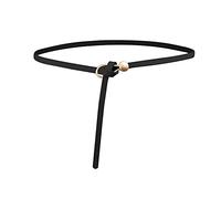 LumiSyne Cintura Di Pelle Per Donna Cintura Sottile In Vita Design Con Fibbia Annodata Alla Moda Pelle Di Vacchetta Fibbia In Lega Cintura Regolabile Cintura Decorativa Per Vestito Abito Soprabito