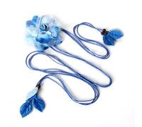 LumiSyne Cintura Intrecciata Donna Cintura In Corda Cintura In Vita Sottile Decorazione Floreale Ciondolo Di Foglie Annodato Cintura a Catena Corda Cintura Per Abito Spiaggia Vacanza Matrimonio Festa