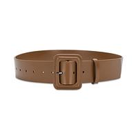 LumiSyne Cintura Larga In Pelle Per Donna Tinta Unita Classico Fibbia Quadrata Grande Cintura In Vita Da Donna Vintage Cintura Cinch Cintura a Vita Alta Per Vestito Camicia Tuta Soprabito Abito