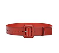 LumiSyne Cintura Larga In Pelle Per Donna Tinta Unita Classico Fibbia Quadrata Grande Cintura In Vita Da Donna Vintage Cintura Cinch Cintura a Vita Alta Per Vestito Camicia Tuta Soprabito Abito