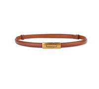 LumiSyne Donna Cintura Di Pelle Skinny Tinta Unita Semplice Vintage Fibbia a Incastro In Metallo Regolabile Cintura Sottile In Vita Cintura Decorativa Per Vestito Jeans Pantaloni Soprabito