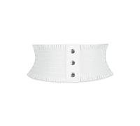 LumiSyne Elastica Corsetto Cintura Per Donna Cintura Larga Design Bottoni a Pressione Moda Balze Cintura In Vita Vintage Cintura Cinch Cintura Waspie Per Vestito Abito Soprabito