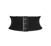 LumiSyne Elastica Corsetto Cintura Per Donna Cintura Larga Design Bottoni a Pressione Moda Balze Cintura In Vita Vintage Cintura Cinch Cintura Waspie Per Vestito Abito Soprabito
