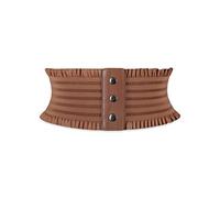 LumiSyne Elastica Corsetto Cintura Per Donna Cintura Larga Design Bottoni a Pressione Moda Balze Cintura In Vita Vintage Cintura Cinch Cintura Waspie Per Vestito Abito Soprabito