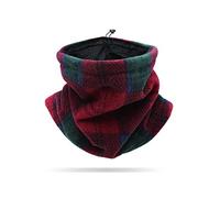 LumiSyne Invernale Scaldacollo Per Uomo Donna Morbido Fodera In Pile Copricollo Con Coulisse Regolabile Spessa Termico Snood Passamontagna Maschera Sciarpa Tubo Per Ciclismo Sci Corsa Moto