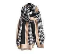 LumiSyne Invernale Sciarpa In Cashmere Moda Scialle Per Donna Pied De Poule Classico Pashmina Sciarpe Con Nappa Calda Morbida Lungo Addensato Stole