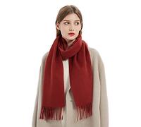 LumiSyne Invernale Sciarpa In Cashmere Per Donna Tinta Unita Classico Sciarpa In Lana Con Nappa Morbida Lungo Pashmina Sciarpe Calda Scialle Stole