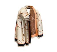 LumiSyne Invernale Sciarpa Scialle In Cashmere Per Donna Cavallo Retrò Motivo Lettera Calda Pashmina Sciarpe Con Nappa Morbida Lungo Wrap Stole