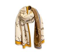LumiSyne Invernale Sciarpa Scialle In Cashmere Per Donna Cavallo Retrò Motivo Lettera Calda Pashmina Sciarpe Con Nappa Morbida Lungo Wrap Stole