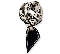 LumiSyne Invernali Stretta Sciarpa a Maglia Donna Design Facile Da Tirare Per Passare Motivo Righe Pied De Poule Leopardato Stile Retrò Piccola Sciarpa a Maglia Sottile Fazzoletto Da Collo Scaldacollo