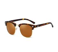 LumiSyne Moda Occhiali Da Sole Polarizzati Uomo Donna Ultra Leggero Mezza Montatura Protezione UV 400 Occhiali Da Sole Quadrati Per Guida All'Aperto Viaggio Regalo