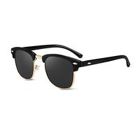LumiSyne Moda Occhiali Da Sole Polarizzati Uomo Donna Ultra Leggero Mezza Montatura Protezione UV 400 Occhiali Da Sole Quadrati Per Guida All'Aperto Viaggio Regalo