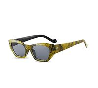 LumiSyne Occhiali Da Sole Da Vintage Da Occhi Di Gatto Donna Uomo Protezione UV400 Occhiali Piccola Personalizzata Montatura Cateye Stereoscopica Per Viaggio Guida