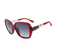 LumiSyne Occhiali da sole Donna Gradiente Specchiati,Occhiali Polarizzati Protezione UV 400,Oversize Telaio Policarbonato Diamanti Strass All'aperto Viaggio Regalo