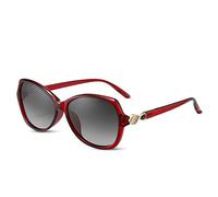 LumiSyne Occhiali Da Sole Polarizzati Donna Lenti Gradiente Moda Montatura Decorata Con Strass Protezione UV400 Stile All'Aperto Viaggio