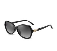 LumiSyne Occhiali Da Sole Polarizzati Donna Lenti Gradiente Moda Montatura Decorata Con Strass Protezione UV400 Stile All'Aperto Viaggio