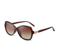 LumiSyne Occhiali Da Sole Polarizzati Donna Lenti Gradiente Moda Montatura Decorata Con Strass Protezione UV400 Stile All'Aperto Viaggio