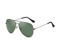 LumiSyne Retrò Occhiali Da Sole Per Uomo Donna Stile Pilota Occhiali Polarizzati Protezione UV 400 Lente Specchiati Montatura In Metallo Per Guida Viaggio