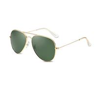 LumiSyne Retrò Occhiali Da Sole Per Uomo Donna Stile Pilota Occhiali Polarizzati Protezione UV 400 Lente Specchiati Montatura In Metallo Per Guida Viaggio