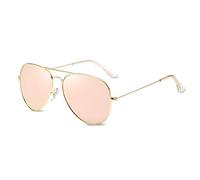 LumiSyne Retrò Occhiali Da Sole Per Uomo Donna Stile Pilota Occhiali Polarizzati Protezione UV 400 Lente Specchiati Montatura In Metallo Per Guida Viaggio