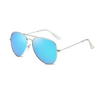 LumiSyne Retrò Occhiali Da Sole Per Uomo Donna Stile Pilota Occhiali Polarizzati Protezione UV 400 Lente Specchiati Montatura In Metallo Per Guida Viaggio