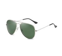 LumiSyne Retrò Occhiali Da Sole Per Uomo Donna Stile Pilota Occhiali Polarizzati Protezione UV 400 Lente Specchiati Montatura In Metallo Per Guida Viaggio