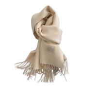 LumiSyne Reversibile Sciarpa In Cashmere Per Donna Uomo Tinta Unita Pashmina Scialle e Wrap Double-Face Bicolore Tessitura Pianura Sciarpa Con Nappa Lungo Grande Sciarpe Leggero Calda Stole