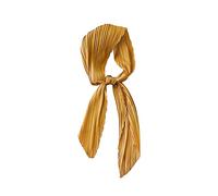 LumiSyne Sciarpa a Pieghe Donna Tinta Unita Setosa Raso Fazzoletto Da Collo Leggera Bandane Fascia Per Capelli Wristband Testa Collo Decorazione Copricapo