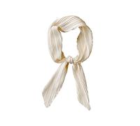 LumiSyne Sciarpa a Pieghe Donna Tinta Unita Setosa Raso Fazzoletto Da Collo Leggera Bandane Fascia Per Capelli Wristband Testa Collo Decorazione Copricapo