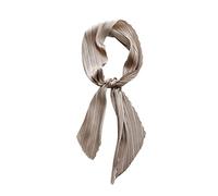 LumiSyne Sciarpa a Pieghe Donna Tinta Unita Setosa Raso Fazzoletto Da Collo Leggera Bandane Fascia Per Capelli Wristband Testa Collo Decorazione Copricapo