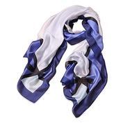 LumiSyne Sciarpa Di Seta Da Donna Sciarpe a Quadri Classiche Fiocco Tartan Foulard Scozzesi Lunghi Stole Morbida Scialle Protezione Solare Per Quattro Stagioni