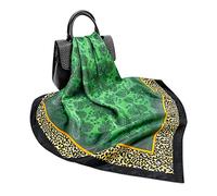 LumiSyne Sciarpa Di Seta Donna Stampa Floreale Classica Motivo Geometriche Catena Lettere Leggera Morbido Scialle Stole Protezione Solare Spiaggia Cover Up Quattro Stagioni