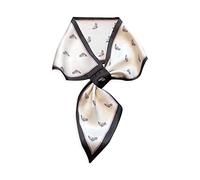 LumiSyne Sciarpa Di Seta Stretta Donna Design Facile Tirare Per Passare Stile Vintage Francese Sottile Lunga Collo Sciarpe Leggera Raso Foulard Piccolo Fascia Per Capelli Copricapo Fazzoletto Nastro