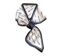 LumiSyne Sciarpa Di Seta Stretta Donna Design Facile Tirare Per Passare Stile Vintage Francese Sottile Lunga Collo Sciarpe Leggera Raso Foulard Piccolo Fascia Per Capelli Copricapo Fazzoletto Nastro
