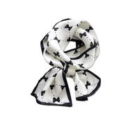 LumiSyne Sciarpa Di Seta Stretta Donna Lungo Sottile Fazzoletto Da Collo Motivi Geometriche Stile Retrò Classica Foulard Leggera Decorativo Collo Sciarpe Copricapo Fascia Per Capelli Bandane
