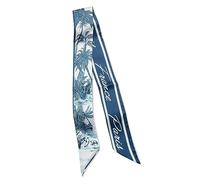 LumiSyne Sciarpa Di Seta Stretta Donna Ragazze Lungo Sottile Fazzoletto Da Collo Leopardo Stampa Animalier Motivo Fiore Colorato Sottile Foulard In Raso Copricapo Fascia Per Capelli Nastro Sciarpa