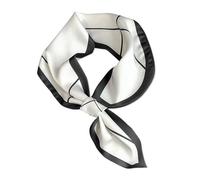 LumiSyne Sciarpa Di Seta Stretta Facile Tirare Per Passare Stile Vintage Francese Motivo a Pois Linea Sottile Lunga Fazzoletto Da Collo Raso Foulard Piccolo Fascia Per Capelli Copricapo Sciarpe Nastro