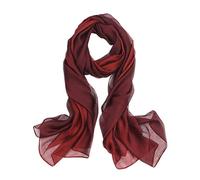 LumiSyne Sciarpa In Misto Seta Donna Cuciture a Colori Sfumata Cotone Lino Sciarpe Morbido Leggere Scialle Stole Protezione Solare Quattro Stagioni