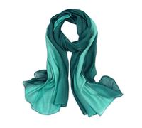 LumiSyne Sciarpa In Misto Seta Donna Cuciture a Colori Sfumata Cotone Lino Sciarpe Morbido Leggere Scialle Stole Protezione Solare Quattro Stagioni