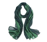 LumiSyne Sciarpa In Misto Seta Donna Cuciture a Colori Sfumata Cotone Lino Sciarpe Morbido Leggere Scialle Stole Protezione Solare Quattro Stagioni
