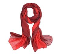 LumiSyne Sciarpa In Misto Seta Donna Cuciture a Colori Sfumata Cotone Lino Sciarpe Morbido Leggere Scialle Stole Protezione Solare Quattro Stagioni