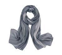 LumiSyne Sciarpa In Misto Seta Donna Cuciture a Colori Sfumata Cotone Lino Sciarpe Morbido Leggere Scialle Stole Protezione Solare Quattro Stagioni